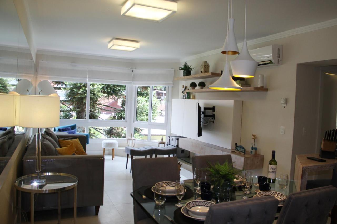 Apartamento No Centro De Gramado Apartment Luaran gambar