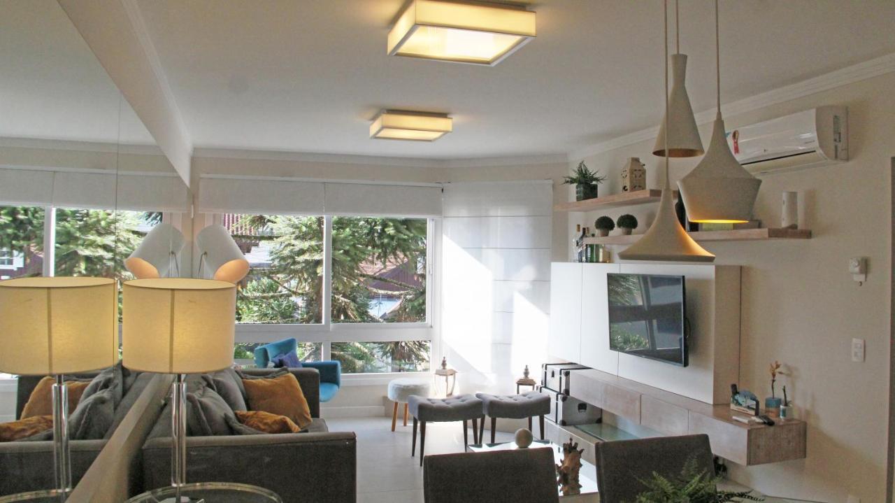 Apartamento No Centro De Gramado Apartment Luaran gambar
