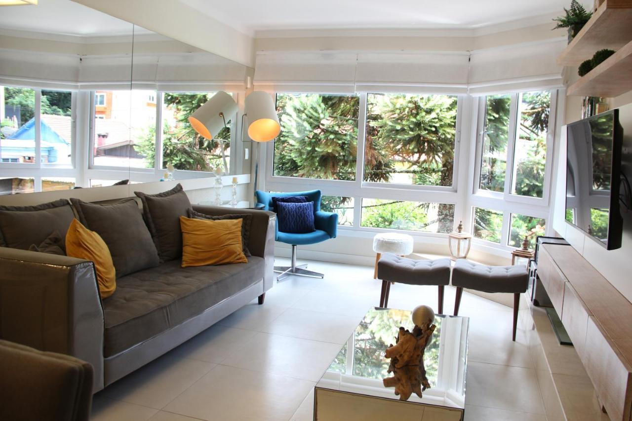 Apartamento No Centro De Gramado Apartment Luaran gambar