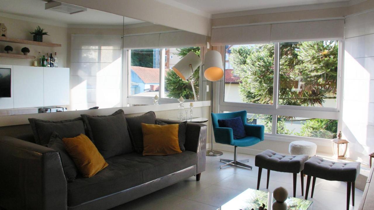 Apartamento No Centro De Gramado Apartment Luaran gambar
