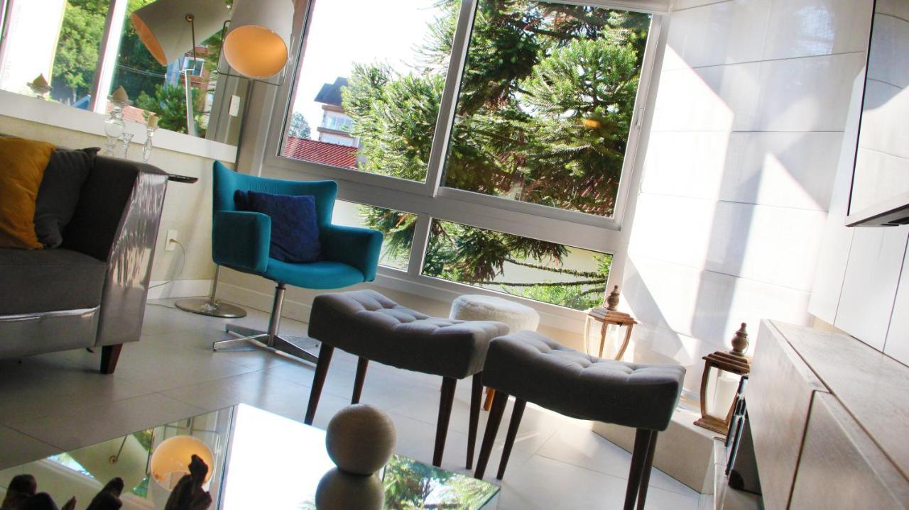 Apartamento No Centro De Gramado Apartment Luaran gambar